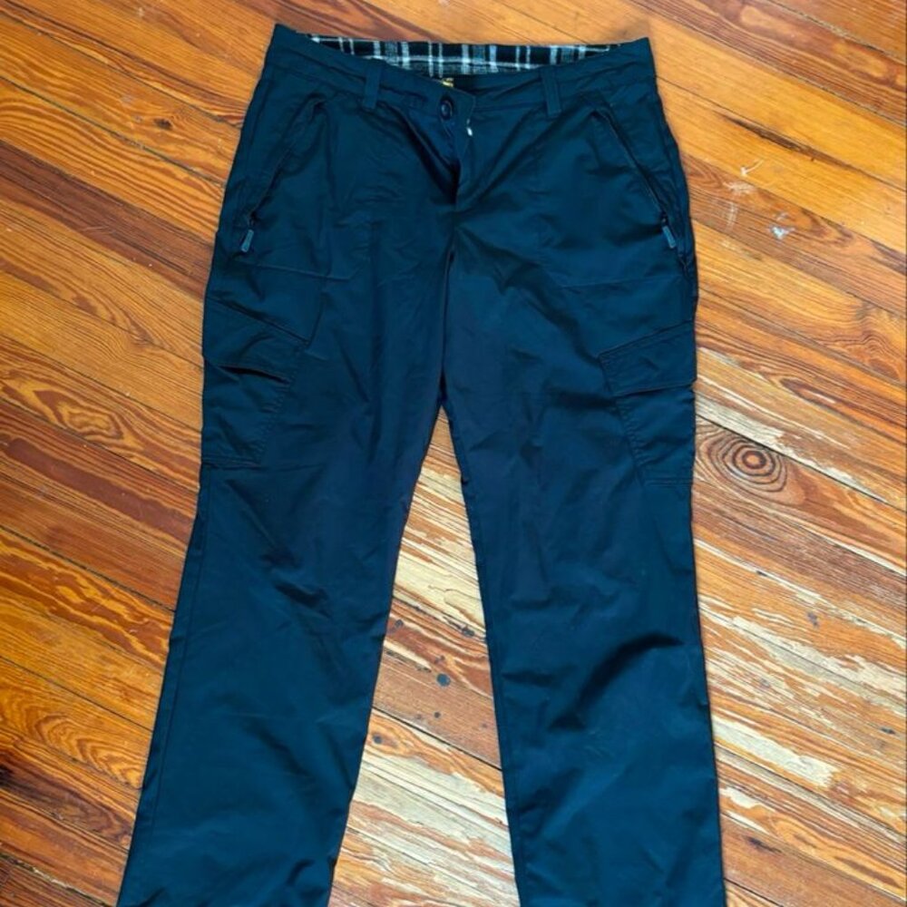 Eddie Bauer Fleece Lined Black Pant